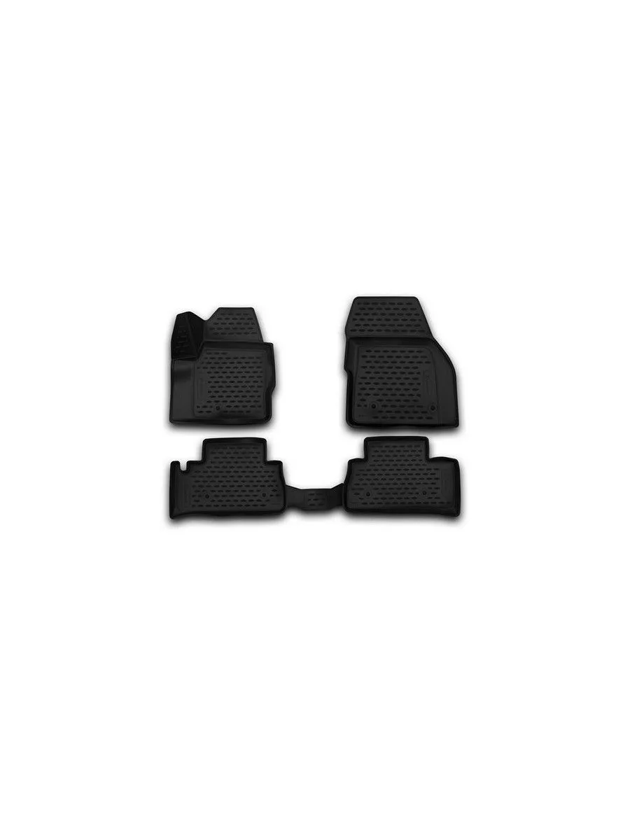 Коврики 3D в салон LAND ROVER Freelander 2, 2013-, 4 шт. (полиуретан) / Ленд Ровер Фриландер
