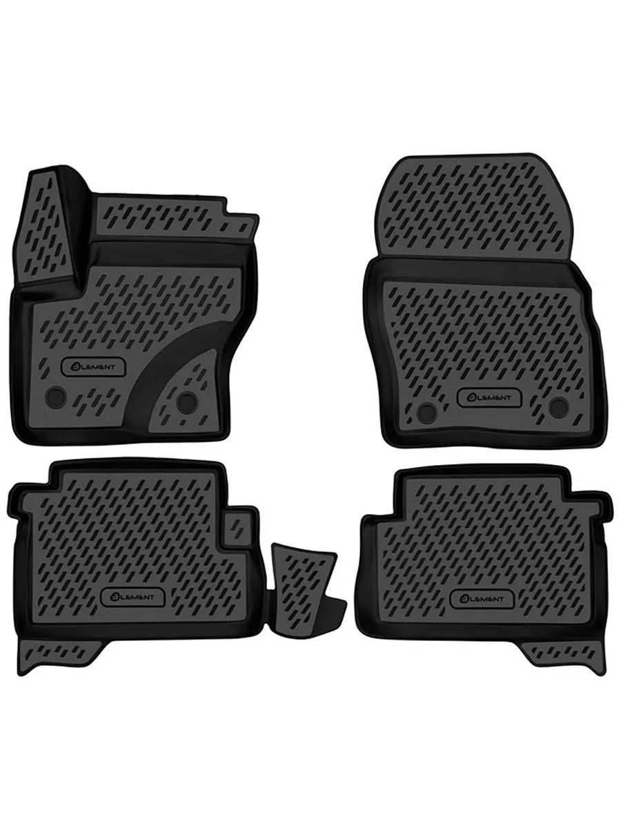 Коврики 3D в салон FORD Kuga (II, IIр) 2013-2016, 2017-2019, 4 шт. / Форд Куга