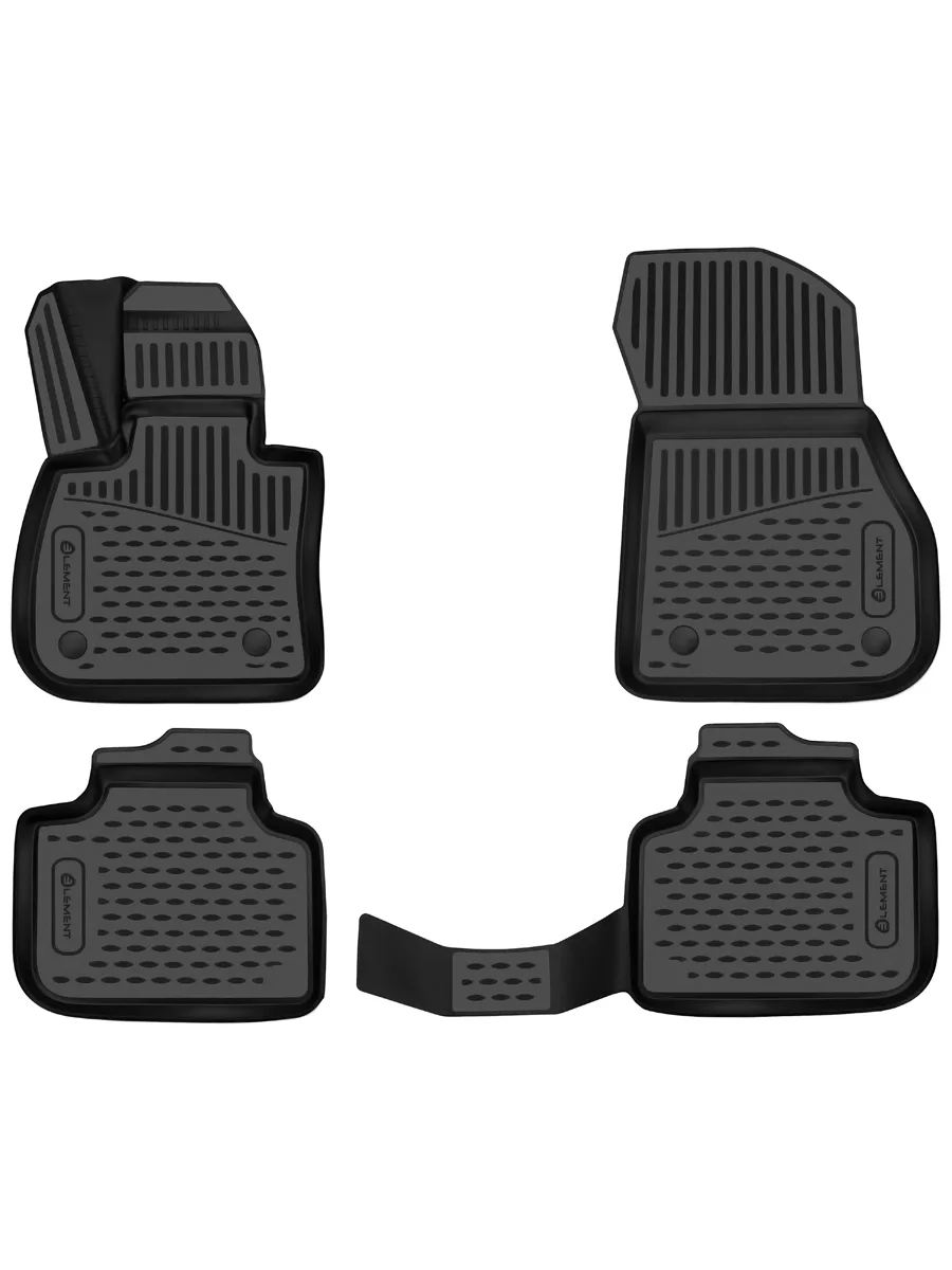 Коврики 3D в салон BMW X1, 2015-, Second generation (F48), SUV, (Европа), 4 шт. (полиуретан) / БМВ Х1