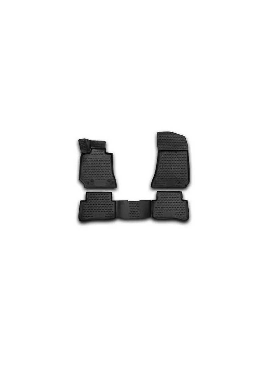Коврики 3D в салон MERCEDES-BENZ E-Class W212, 2009-2016, седан, 4 шт. (полиуретан) / Мерседес Бенц Е класс