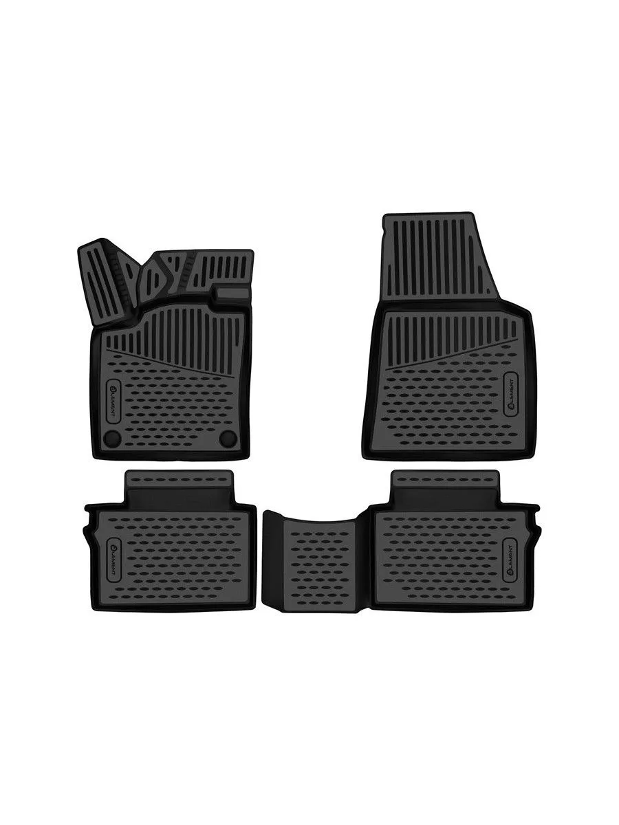 Коврики 3D в салон для FAW Bestune B70 2020-, 4шт. (полиуретан) / ФАВ Бестюн Б70