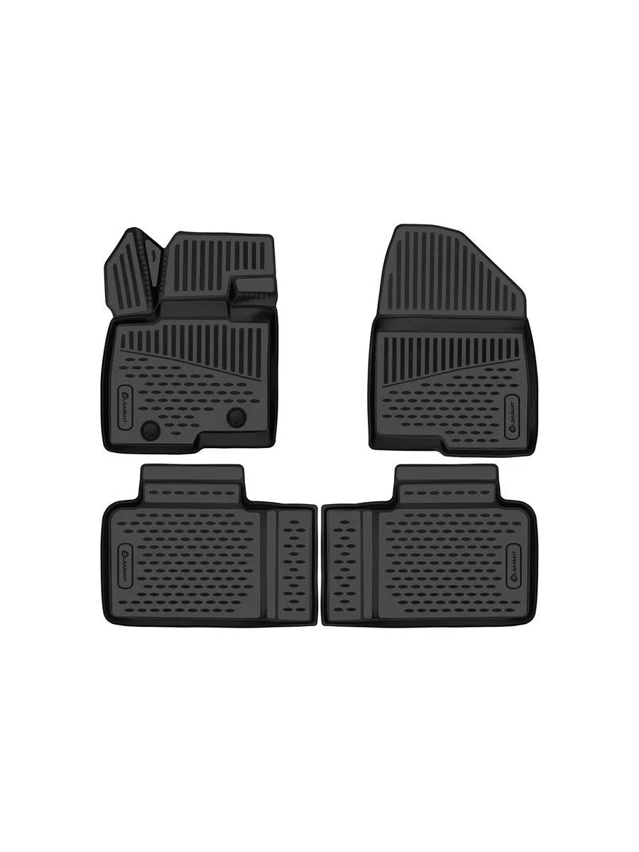 Коврики 3D в салон для BAIC X55 2023 - 4шт. (полиуретан) / Х 55 / БАИК Х55