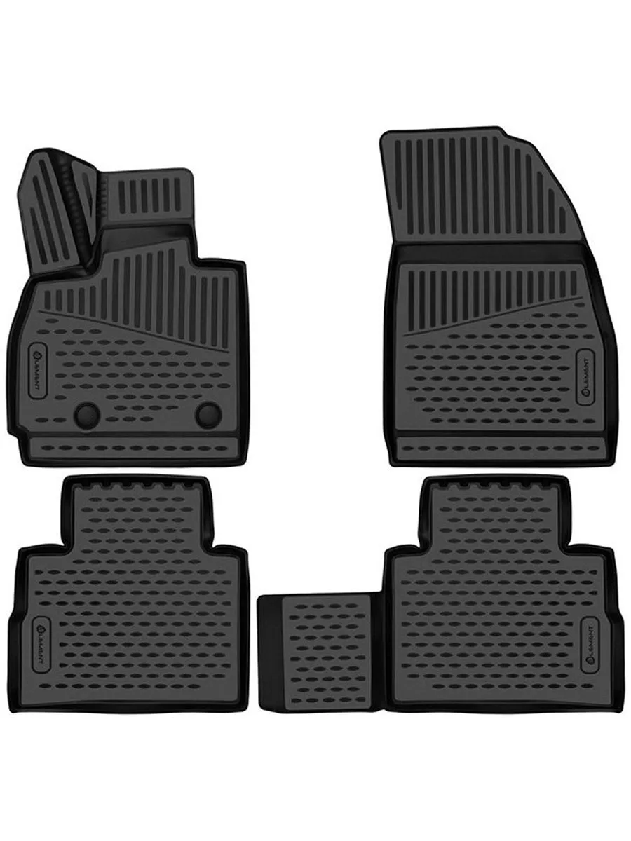 Коврики 3D в салон для EXEED RX 2023 - 4шт. (полиуретан) / Эксид РХ