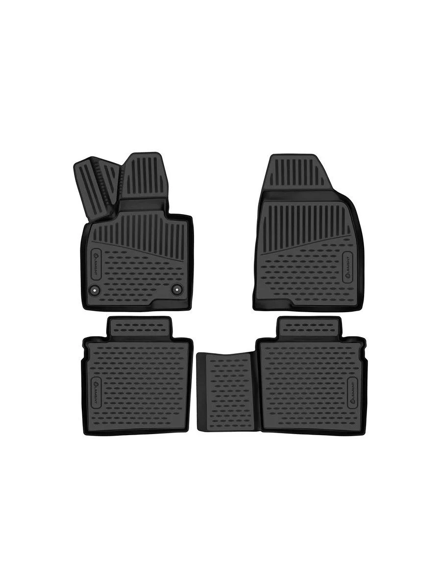 Коврики 3D в салон для FAW Bestune T99 2023 - 4шт. (полиуретан) / ФАВ Бестюн Т99