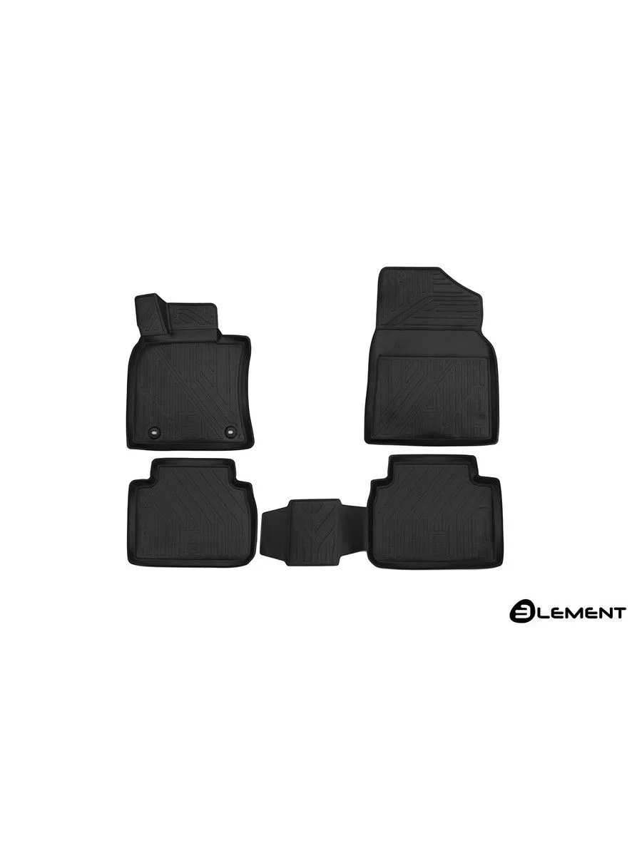Коврики 3D в салон TOYOTA Camry, 2018-, 4 шт. (полиуретан) / Тойота Камри