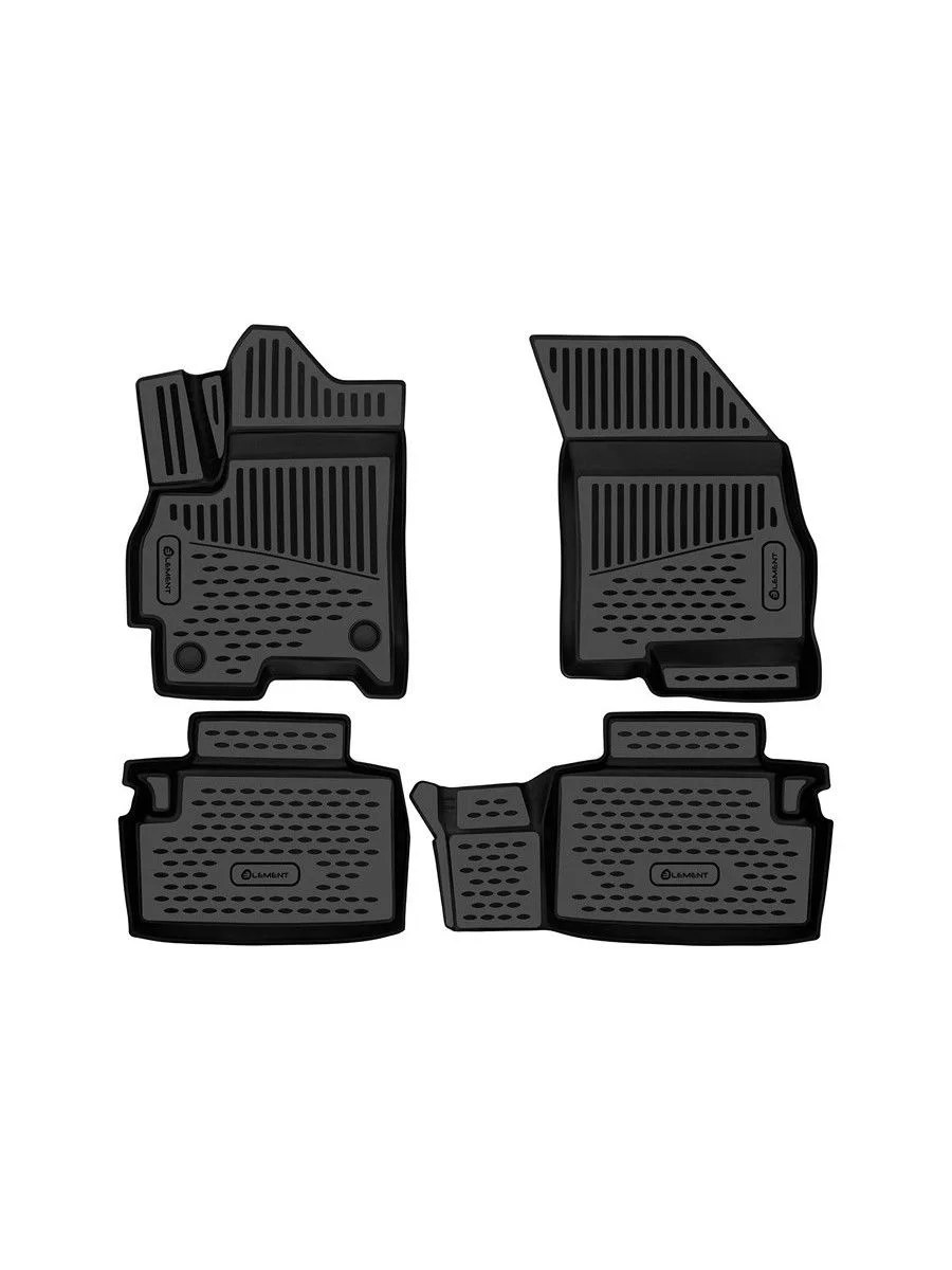 Коврики 3D в салон для CHERY Tiggo 4 New 2024-/TENET T4 2025-, Внедорожник 5 дв., 4 шт. (полиуретан) / Черри Тигго 4 Про