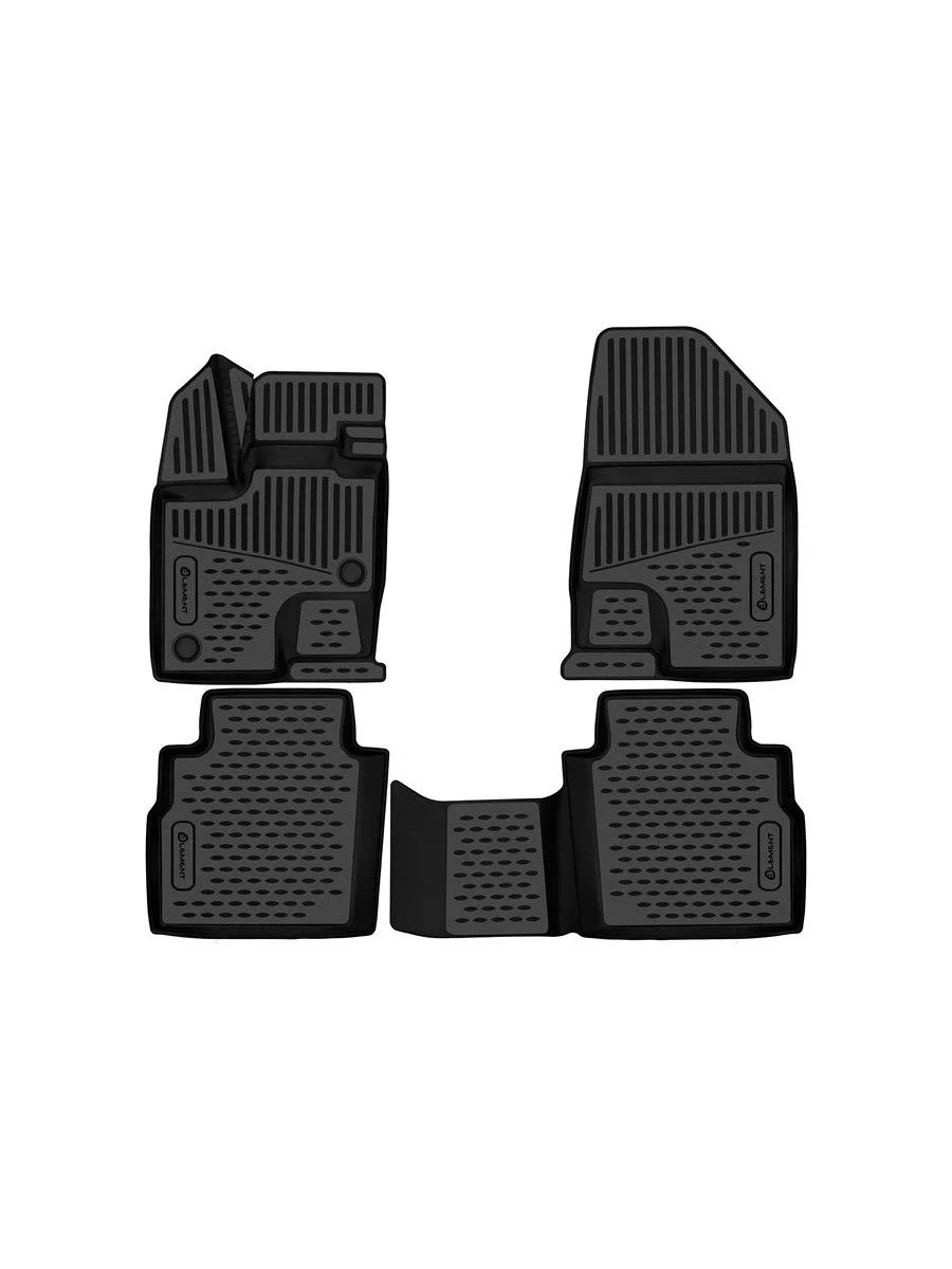 Коврики 3D в салон для HAVAL F7/F7x 2024 - 4шт. (полиуретан) / Хавал Ф7