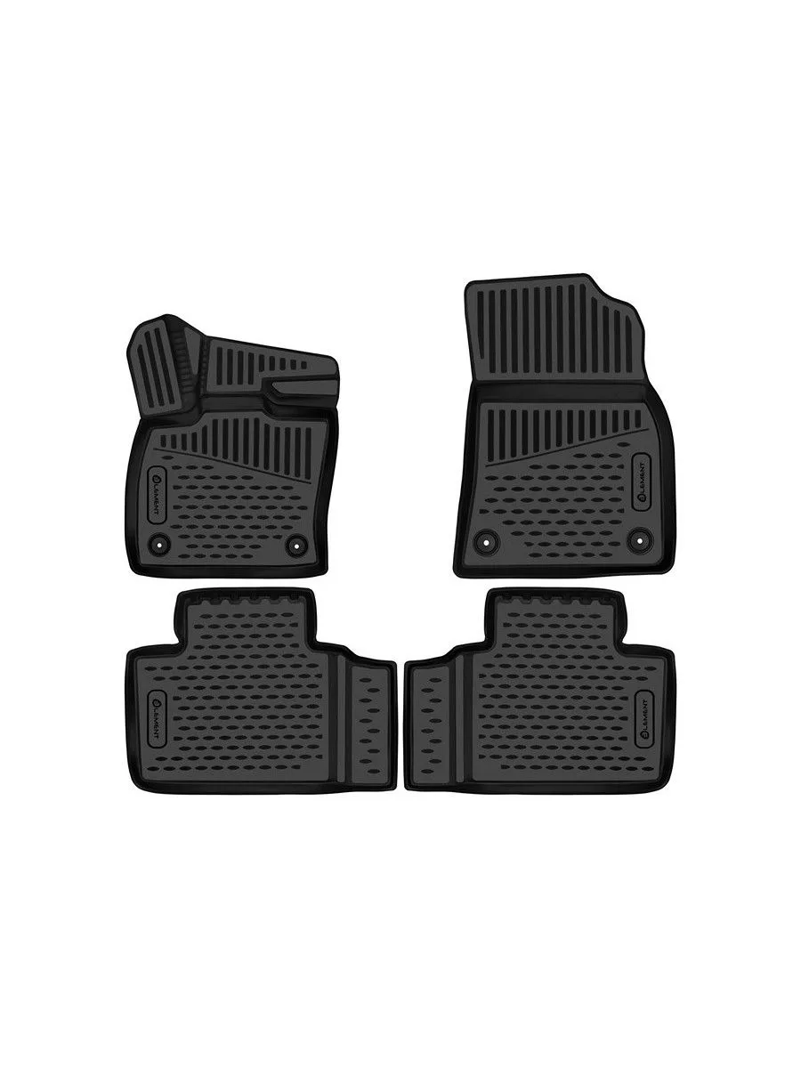 Коврики 3D в салон для GEELY Atlas (II (FX11)), 2023-, 2WD, Внедорожник, 5 дв. 4шт. (полиуретан) / Джили Атлас