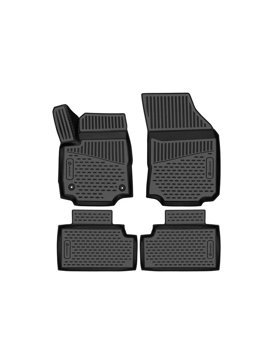 Коврики 3D в салон для CHEVROLET Equinox (III) 2017-, Внед., 4шт. (полиуретан) / Шевроле Эквинокс