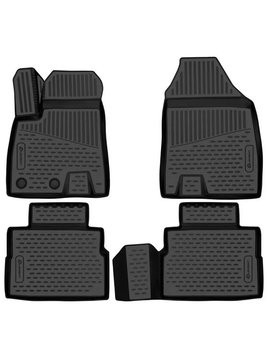 Коврики 3D в салон для JETOUR Dashing (I) 2022 - Внед, 4WD, 4шт. (полиуретан) / Джитур Дашинг