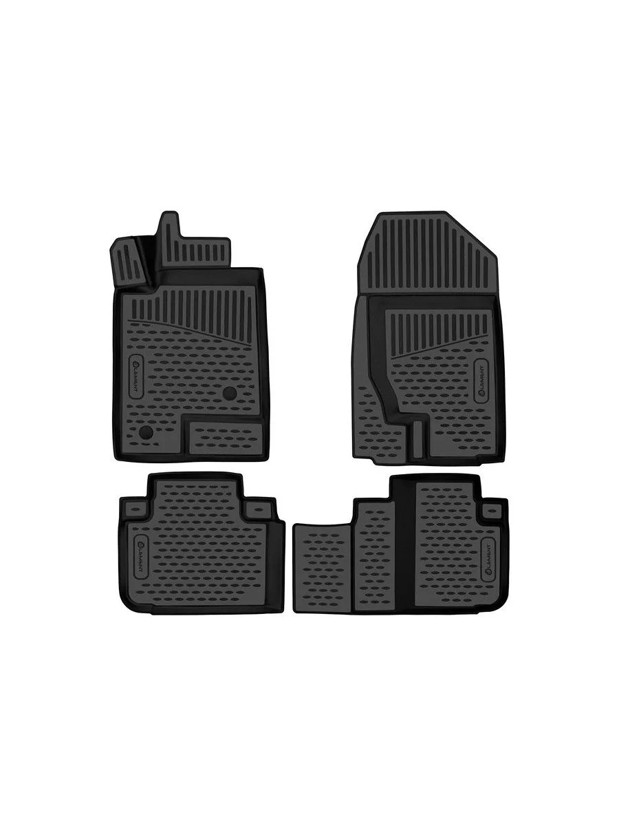 Коврики 3D в салон для HAVAL F7/F7x, 2019-2022 (I), 2022-2024 (Ir), внед. 4шт. (полиуретан) / Хавал Ф7, компл
