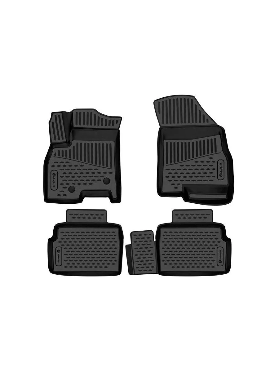 Коврики 3D в салон для CHERY Tiggo 7 Pro/ 7 PRO MAX (Elite, Luxury), 2020-н.в./TIGGO 7L /TENET T7 (32T) 2025-/XCITE X-cross 7, 4шт. (полиуретан) / Чер