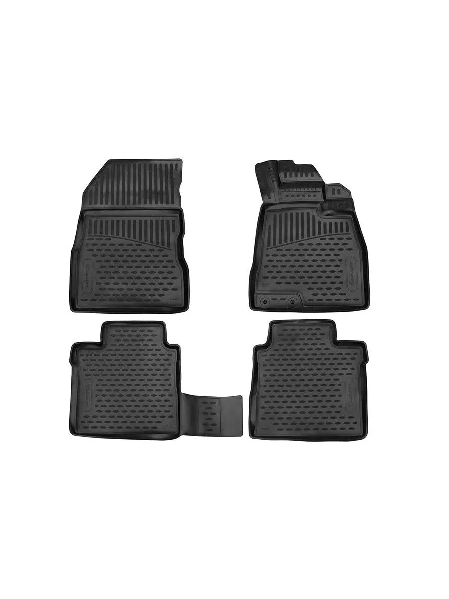 Коврики 3D в салон для NISSAN Note, 2012-н.в.правый руль хетчбек, 4шт. (полиуретан) / Ниссан Ноут