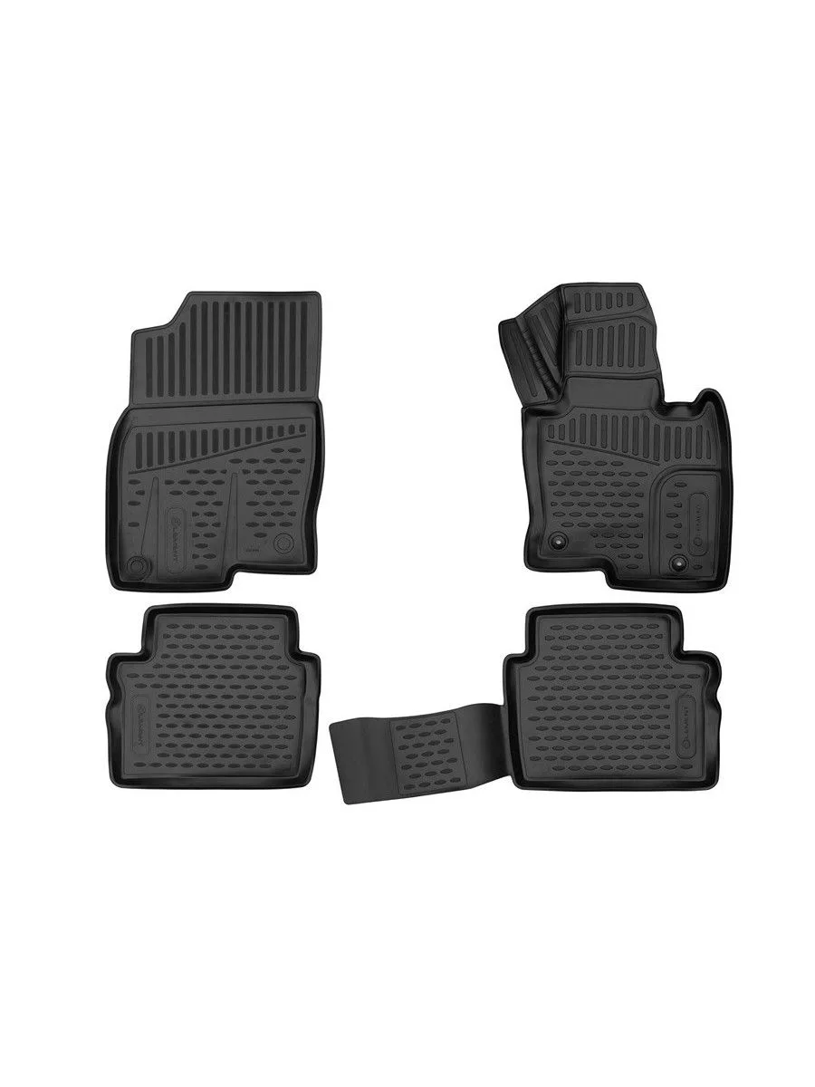 Коврики 3D в салон для MAZDA CX-5, 2012-2016; 2017-н.в., правый руль внед, 4шт. (полиуретан) / Мазда СХ-5