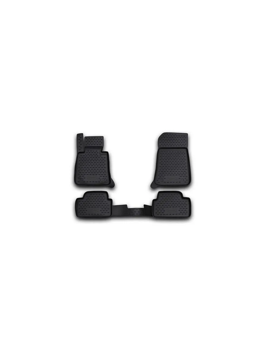 Коврики в салон BMW 1-5D 2004-2011, 4 шт. (полиуретан) / БМВ 1 серии
