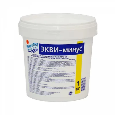 Гранулы для понижения уровня рН воды ЭКВИ-МИНУС 1 кг