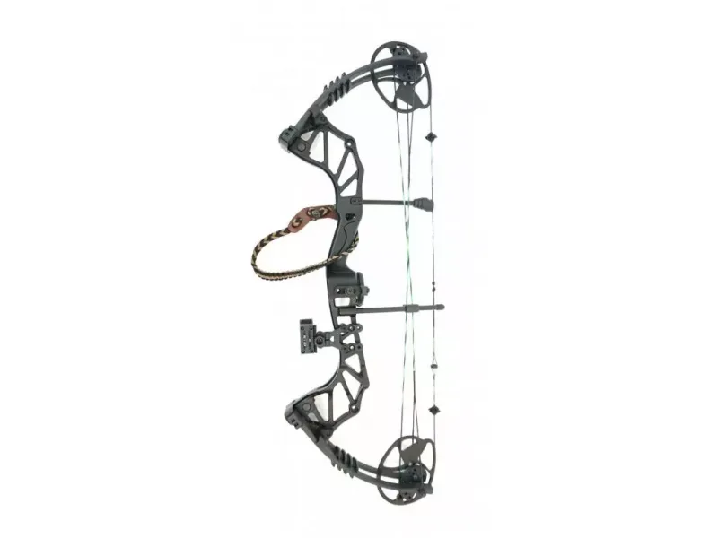 Лук Man Kung CBA5 Thorns, блочный, black, 30-60 lbs, прицел, пипсайт, полка, релиз, стабилизатор, киве