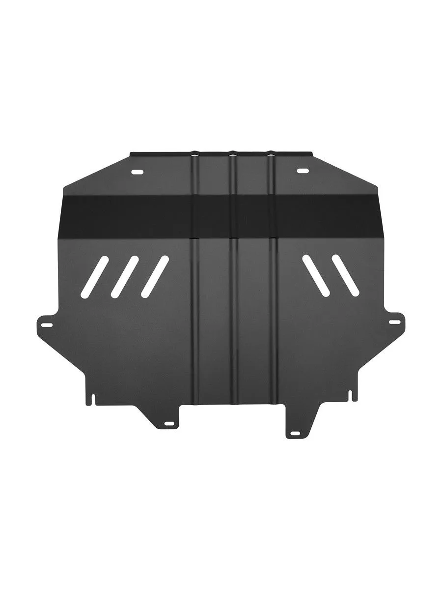 Защита картера и коробки передач для GAC GS3 2024-н.в., Empow 2025-н.в. 1.5 бензин AMT/FWD NLZ сталь, с крепежом / Гак Трампчи ГС3