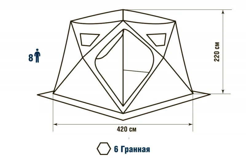 Палатка HIGASHI Yurta