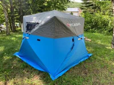 Накидка на половину палатки HIGASHI Pyramid Half tent rain cover Серый