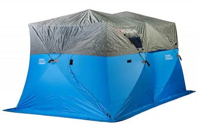 Накидка на половину палатки HIGASHI Double Pyramid Half tent rain cover Серый