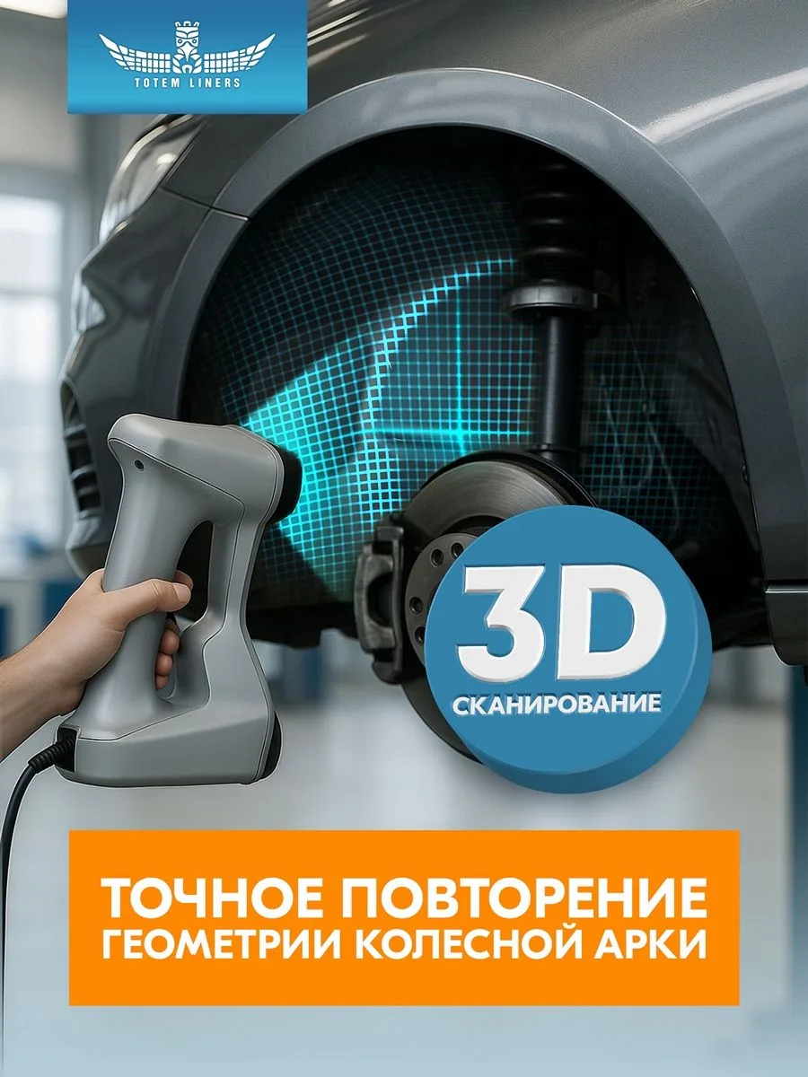 Подкрылок для CHERY Arrizo 8 2022 - Седан (задний правый) / Черри Арризо 8