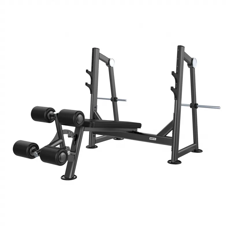 U2041 Скамья-стойка для жима под углом вниз (Olympic Decline Bench)