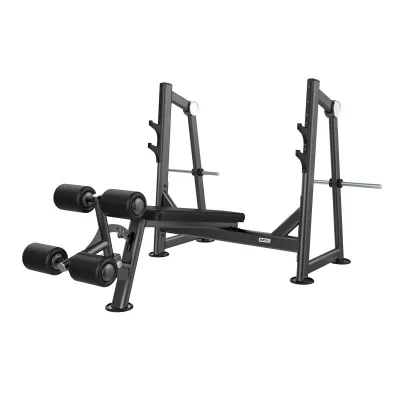 U2041 Скамья-стойка для жима под углом вниз (Olympic Decline Bench)