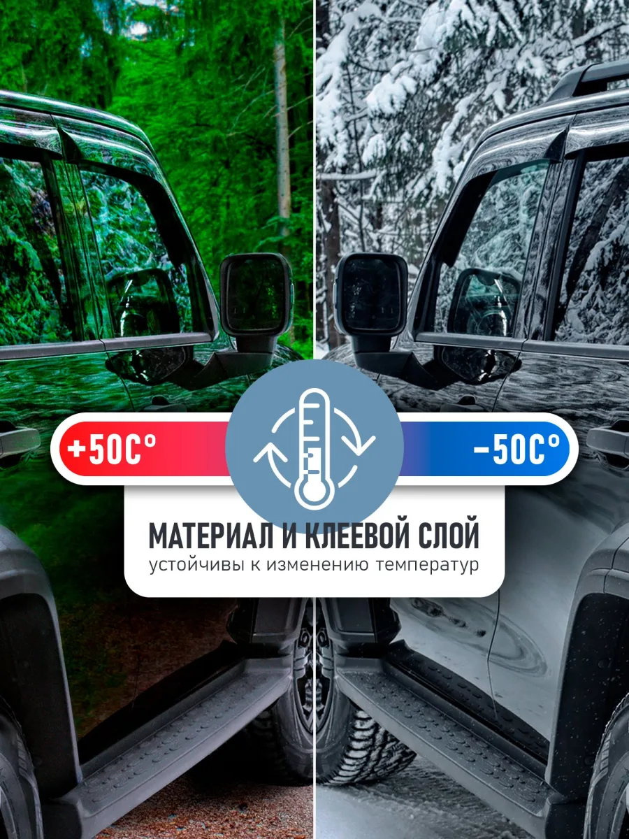 Дефлекторы окон для CHERYEXEED TXL 2020-н.в. внедорожник 5 дв. REIN 4 шт. / Эксид ТХЛ