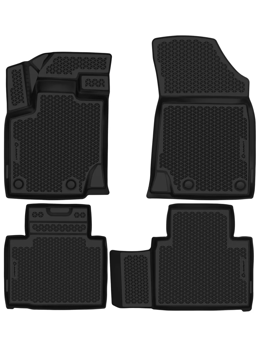 Коврики 3D в салон ЭВА для GEELY Atlas Pro (I) 2021-/Belgee X70 2024-, Внедорожник 5 дв., EVA, 4 шт. (полиуретан) / Белджи Х70