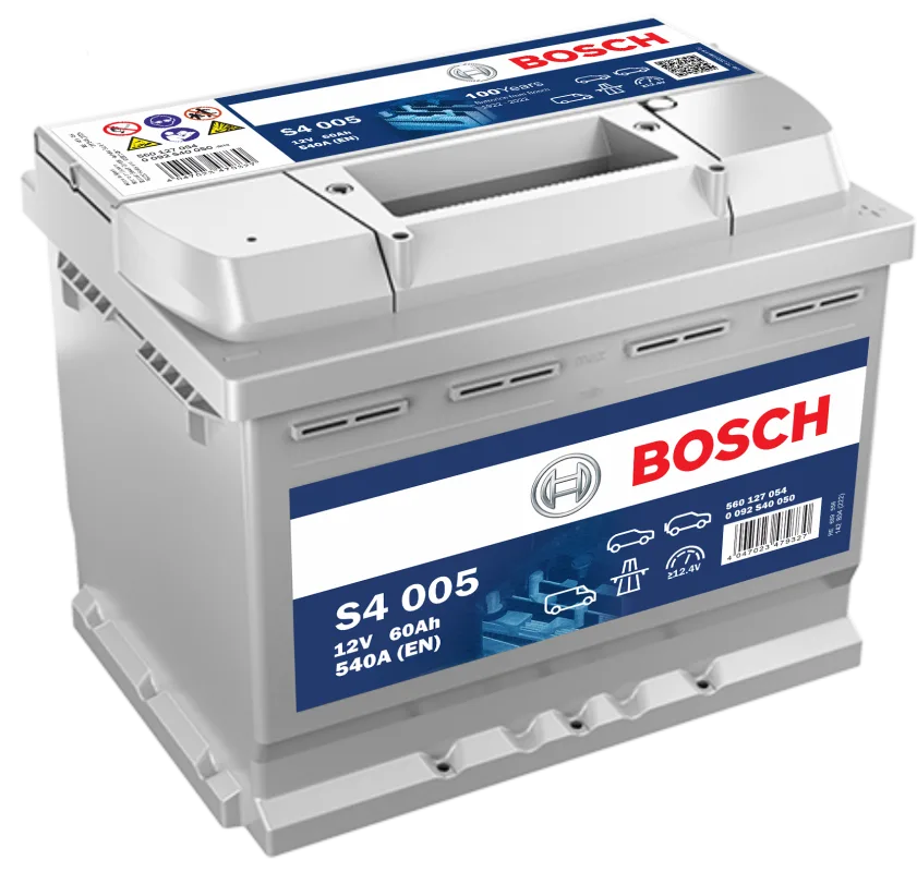 Аккумулятор Bosch S4 005 60 Ач обр. пол. 540A 242x175x190