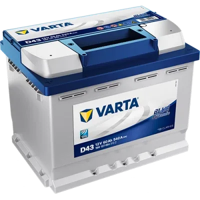 Аккумулятор Varta Blue D43 60 Ач прям. пол. 540A 242x175x190