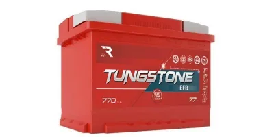 Аккумулятор Tungstone EFB 77 Ач обр. пол. 770A 278х175х190