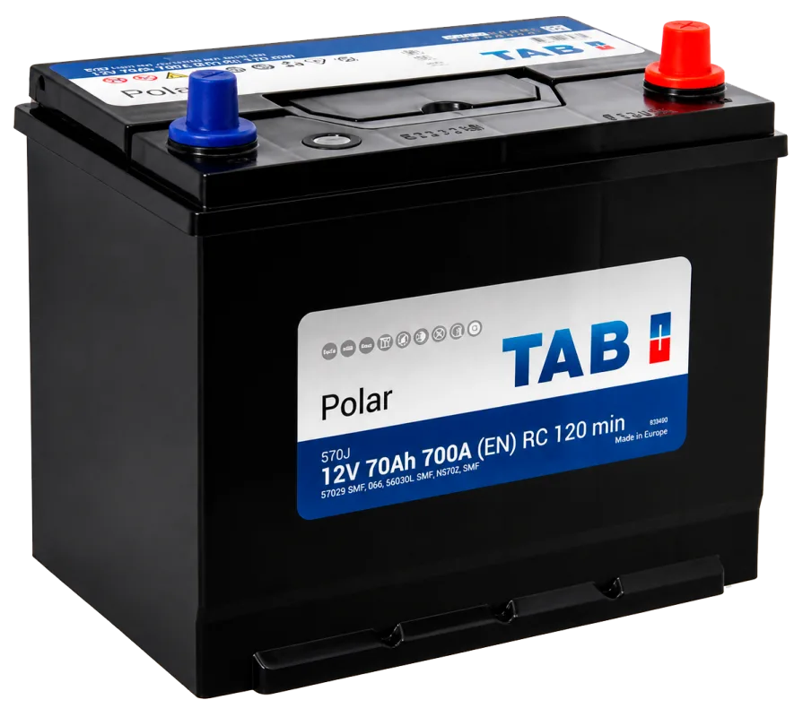 Аккумулятор TAB Polar S Asia 70 Ач обр. пол. 700A 260x173x220