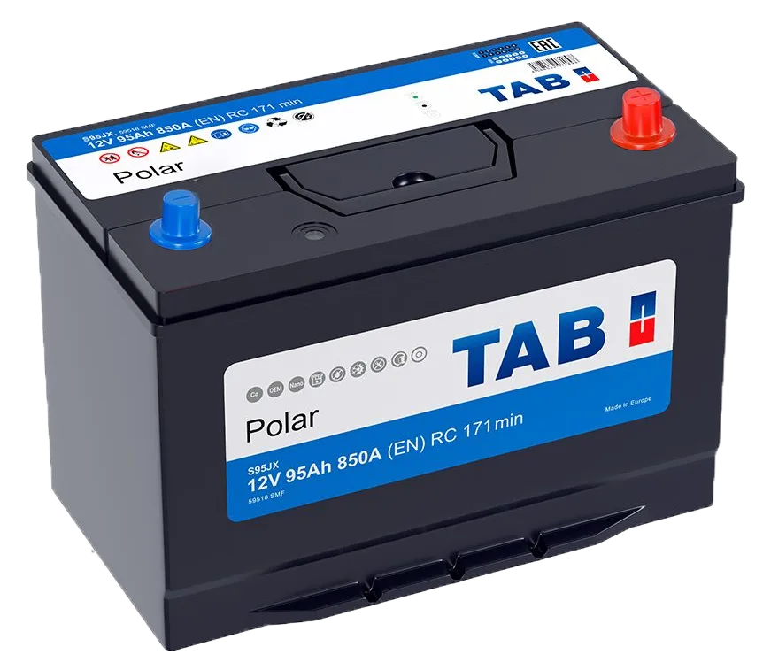 Аккумулятор TAB Polar Asia 95 Ач обр. пол. 850A 306x173x220