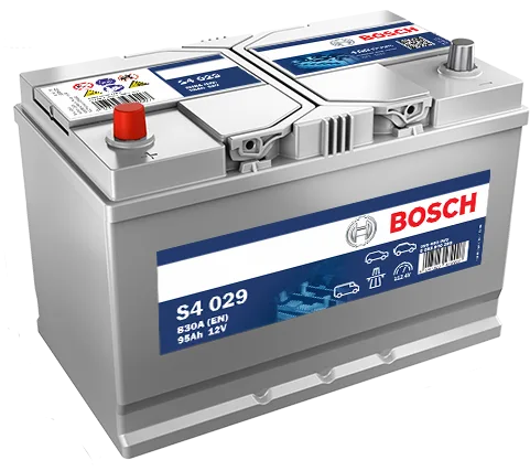 Аккумулятор Bosch Asia S4 029 95 Ач прям. пол. 830A 306x173x225
