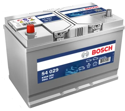 Аккумулятор Bosch Asia S4 029 95 Ач прям. пол. 830A 306x173x225
