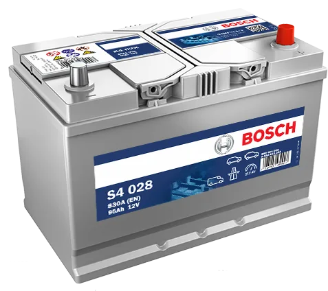 Аккумулятор Bosch Asia S4 028 95 Ач обр. пол. 830A 306x173x225