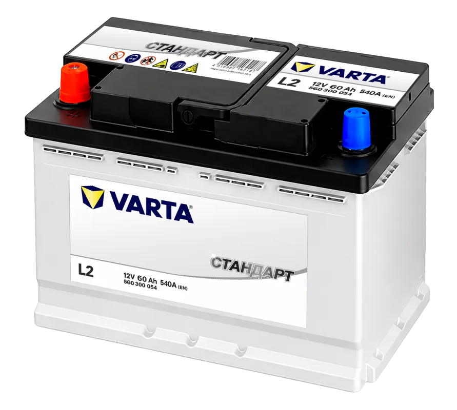 Аккумулятор Varta Стандарт 60 Ач прям. пол. 540A 242x175x190