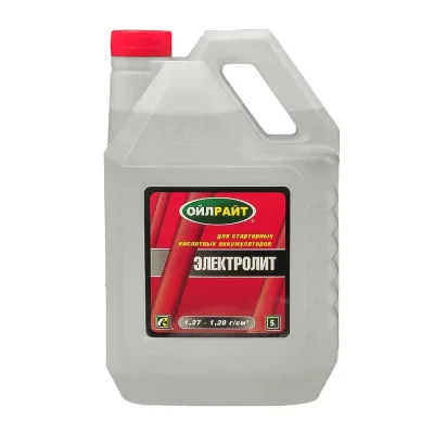 Электролит OILRIGHT 1,28 г/куб.см 5л