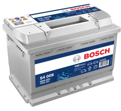Аккумулятор Bosch S4 008 74 Ач обр. пол. 680A 278x175x190