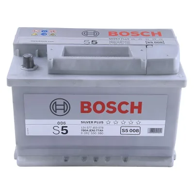 Аккумулятор Bosch S5 008 77 Ач обр. пол. 780A 278x175x190