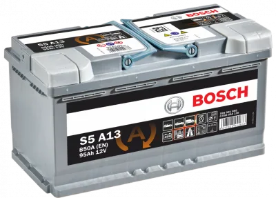 Аккумулятор BOSCH S5 A13 AGM 95Ah 850A (EN) о.п.(353х175х190) 595 901 085