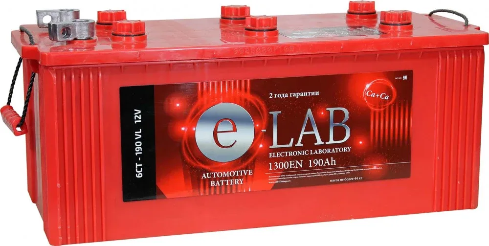 Аккумулятор E-LAB 190 евро обр. пол. 1300A 513х220х200