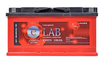 Аккумулятор E-LAB 6ст-100 Ач обр. пол. 850A 353x175x190