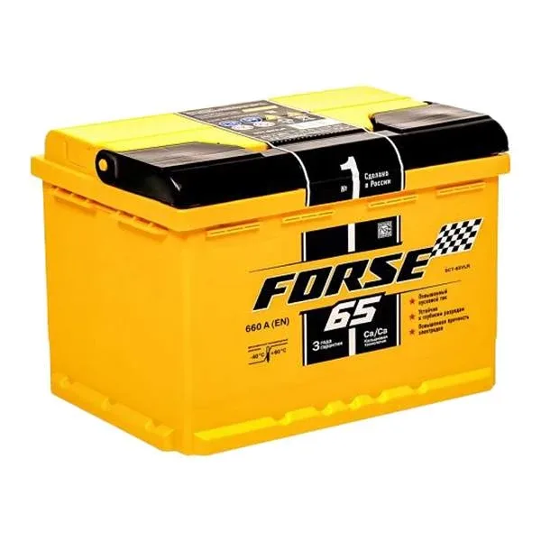 Аккумулятор FORSE 65 Ач обр. пол. 640A 242x175x190