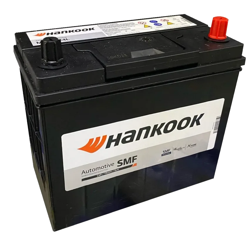 Аккумулятор Hankook 55B24L 45 Ач обр. пол. тонк.кл. 430A 238х128х220
