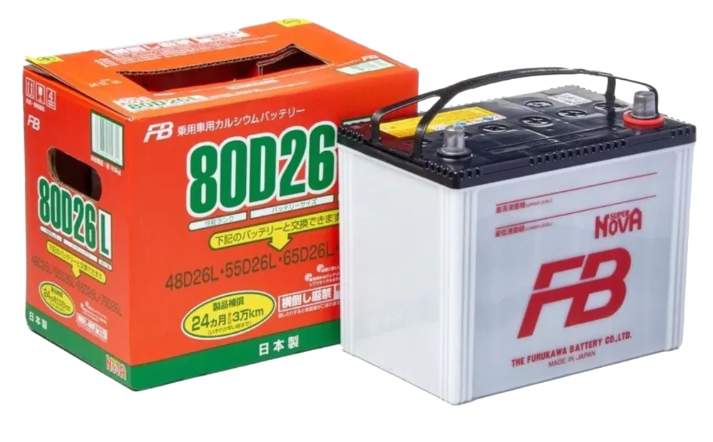 Аккумулятор Furakawa Battery SUPER NOVA 80D26L 68 Ач обр. пол. 700A 261x173x220