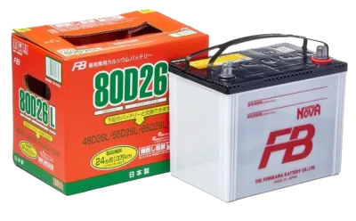 Аккумулятор Furakawa Battery SUPER NOVA 80D26L 68 Ач обр. пол. 700A 261x173x220