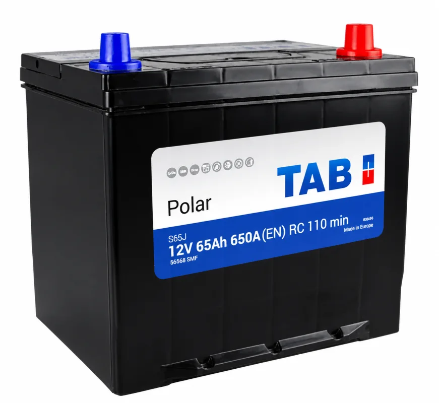 Аккумулятор TAB Polar S Asia 65 Ач обр. пол. 650А 232x173x220